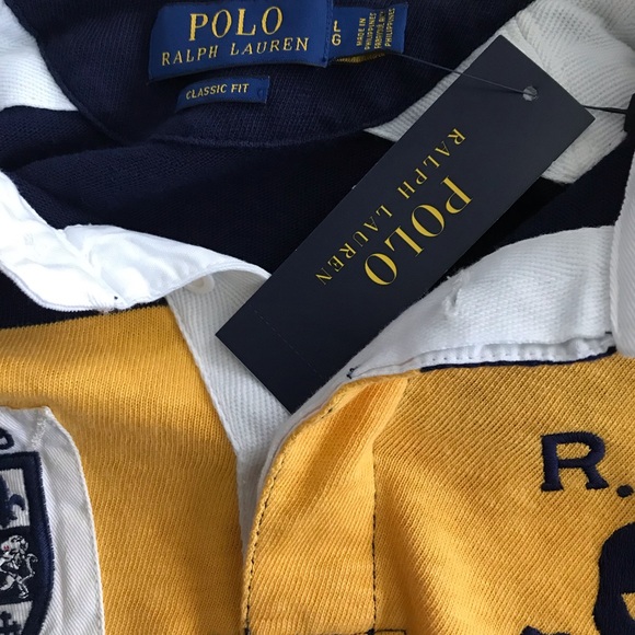 Ralph Lauren Polo Rugby Mens Large New - Picture 6 of 7